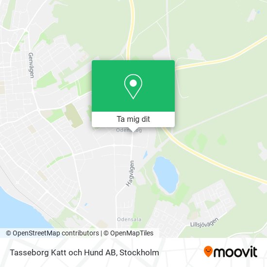 Tasseborg Katt och Hund AB karta