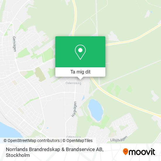 Norrlands Brandredskap & Brandservice AB karta