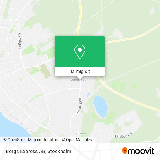 Bergs Express AB karta