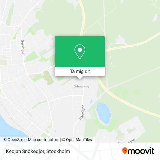 Kedjan Snökedjor karta