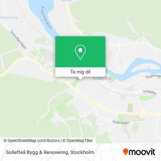 Sollefteå Bygg & Renovering karta