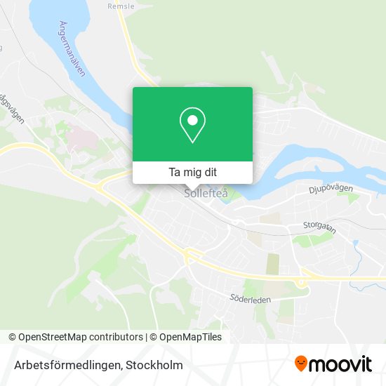 Arbetsförmedlingen karta