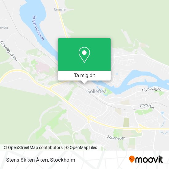 Stenslökken Åkeri karta