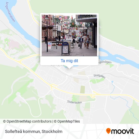 Sollefteå kommun karta