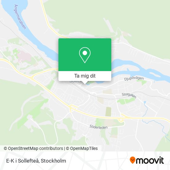 E-K i Sollefteå karta