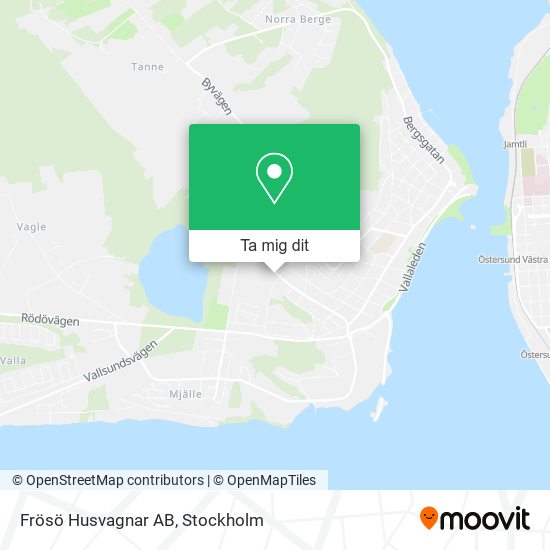 Frösö Husvagnar AB karta