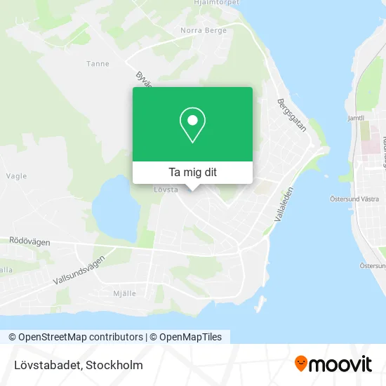 Lövstabadet karta