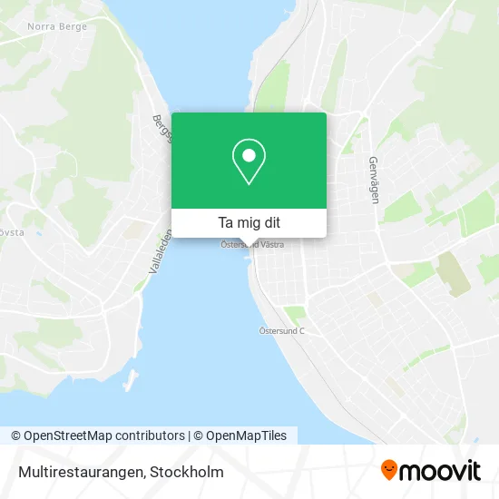 Multirestaurangen karta