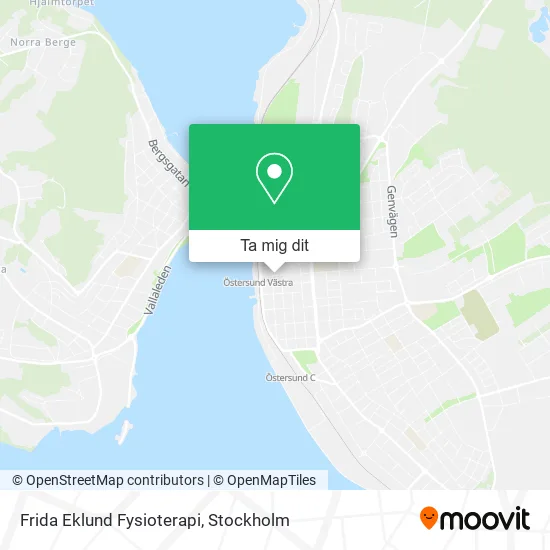 Frida Eklund Fysioterapi karta
