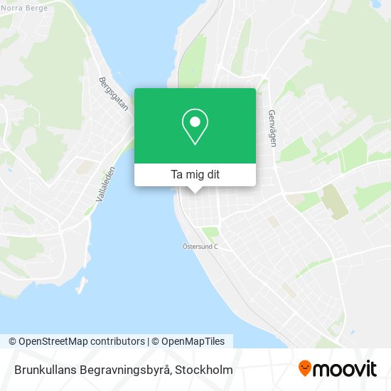 Brunkullans Begravningsbyrå karta