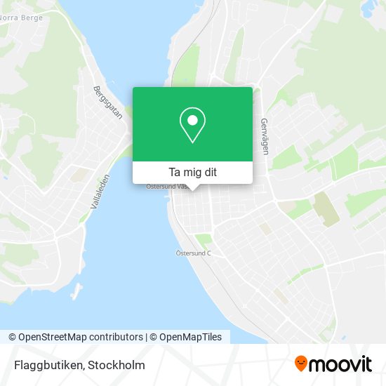 Flaggbutiken karta