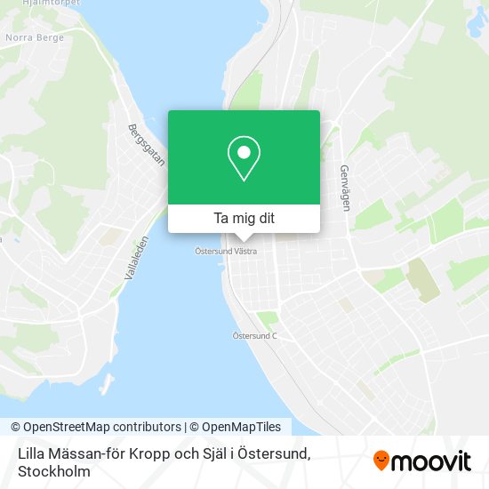 Lilla Mässan-för Kropp och Själ i Östersund karta