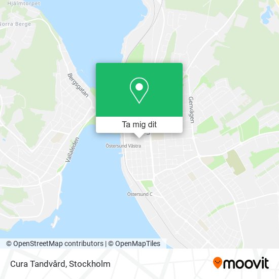 Cura Tandvård karta