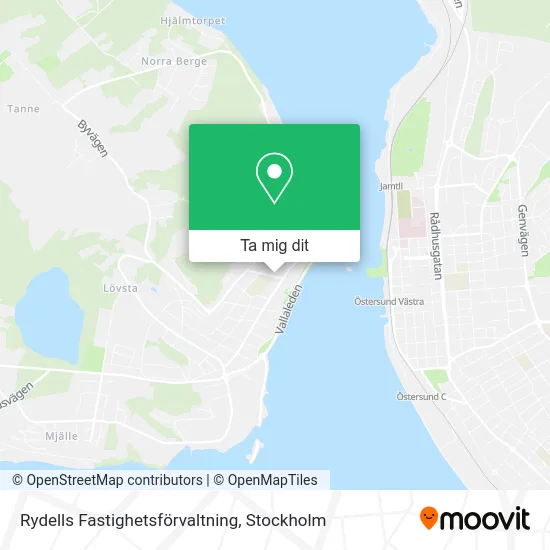Rydells Fastighetsförvaltning karta