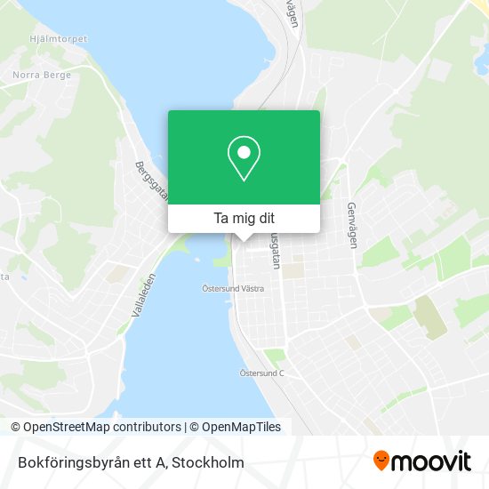 Bokföringsbyrån ett A karta