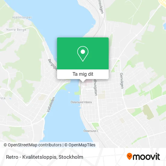 Retro - Kvalitetsloppis karta