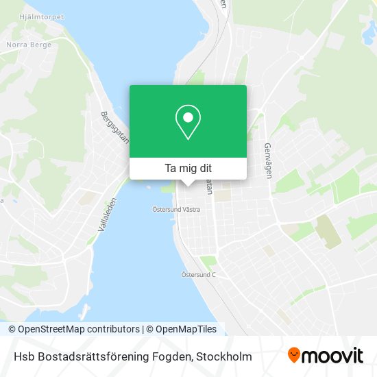 Hsb Bostadsrättsförening Fogden karta