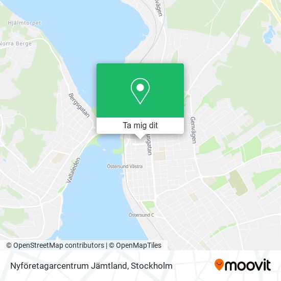 Nyföretagarcentrum Jämtland karta