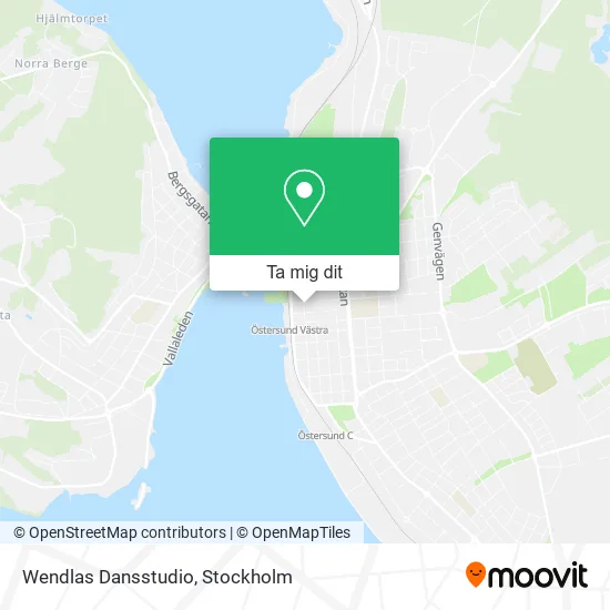 Wendlas Dansstudio karta