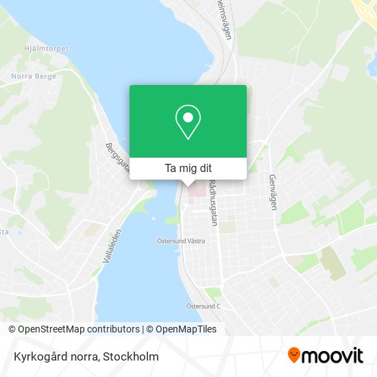 Kyrkogård norra karta