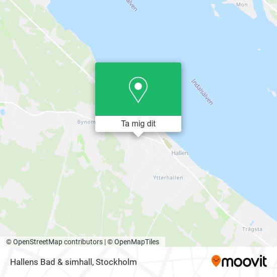 Hallens Bad & simhall karta