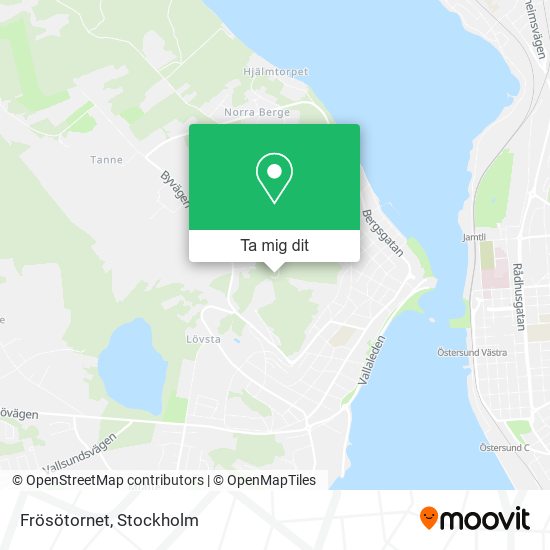 Frösötornet karta