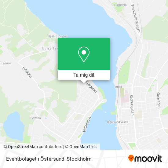 Eventbolaget i Östersund karta