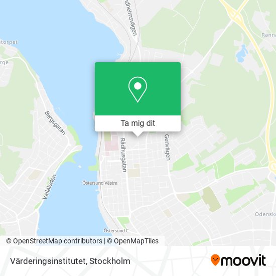 Värderingsinstitutet karta