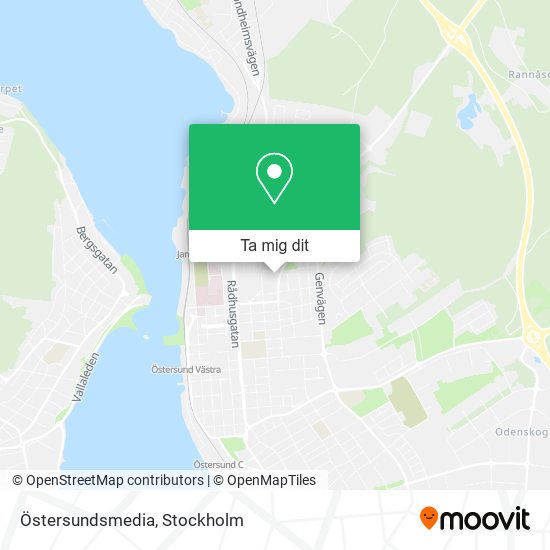 Östersundsmedia karta
