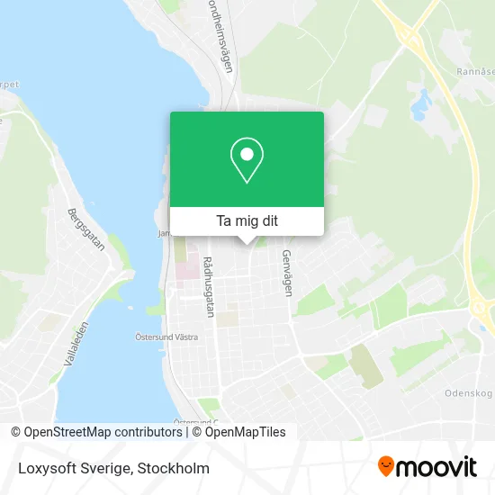 Loxysoft Sverige karta