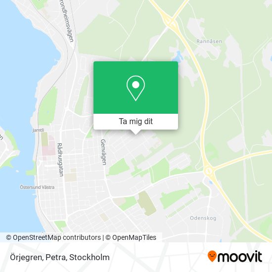 Örjegren, Petra karta