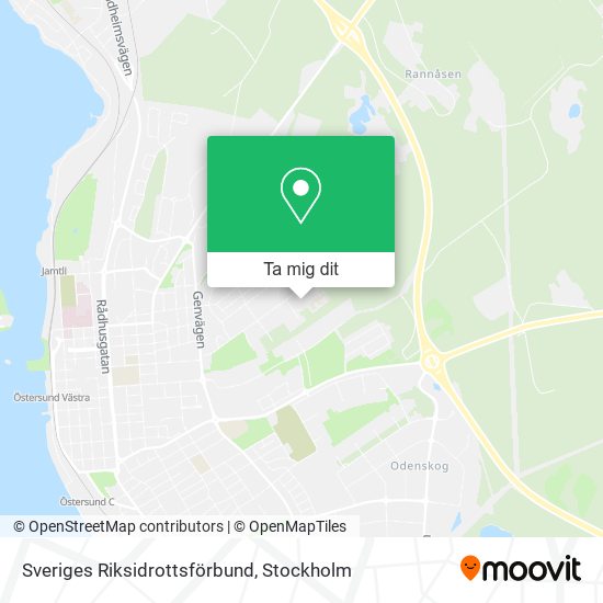 Sveriges Riksidrottsförbund karta
