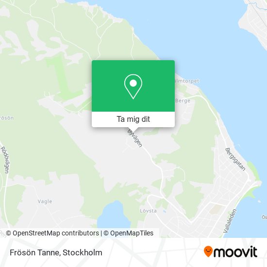 Frösön Tanne karta