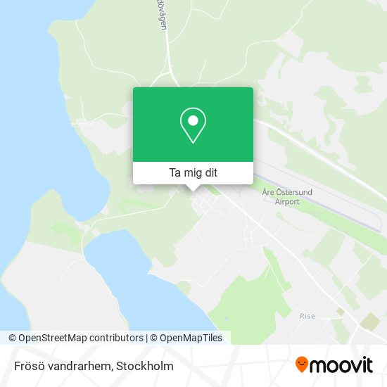 Frösö vandrarhem karta