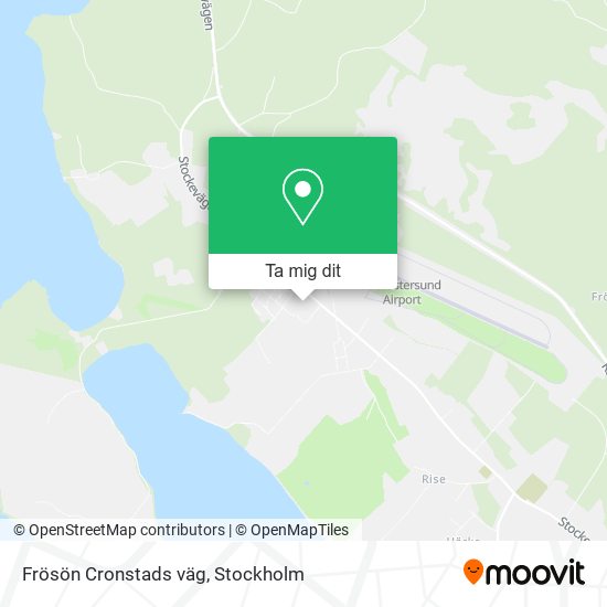 Frösön Cronstads väg karta