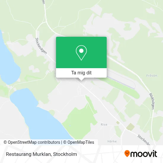 Restaurang Murklan karta