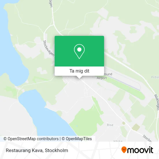 Restaurang Kava karta