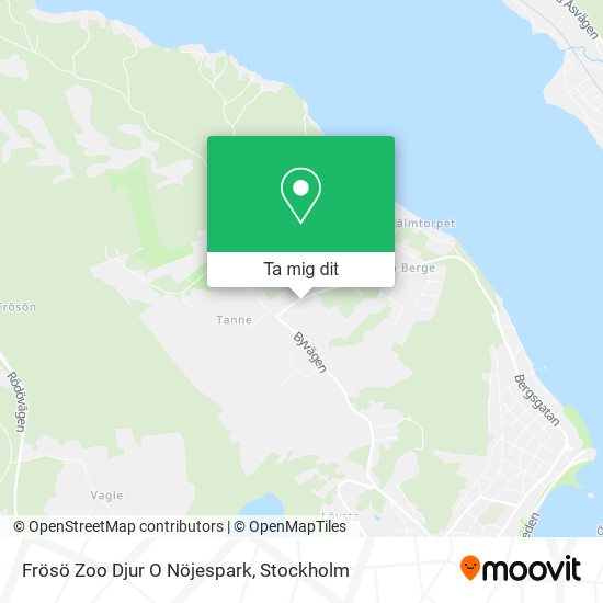Frösö Zoo Djur O Nöjespark karta