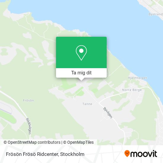Frösön Frösö Ridcenter karta