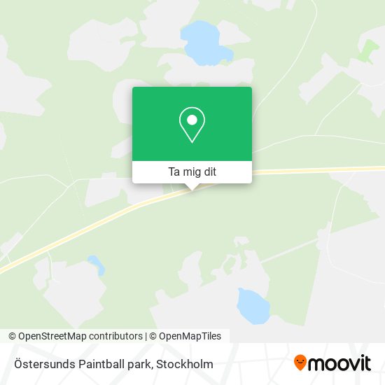 Östersunds Paintball park karta