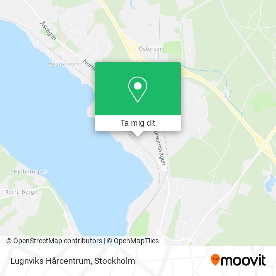 Lugnviks Hårcentrum karta