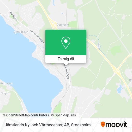 Jämtlands Kyl och Värmecenter, AB karta