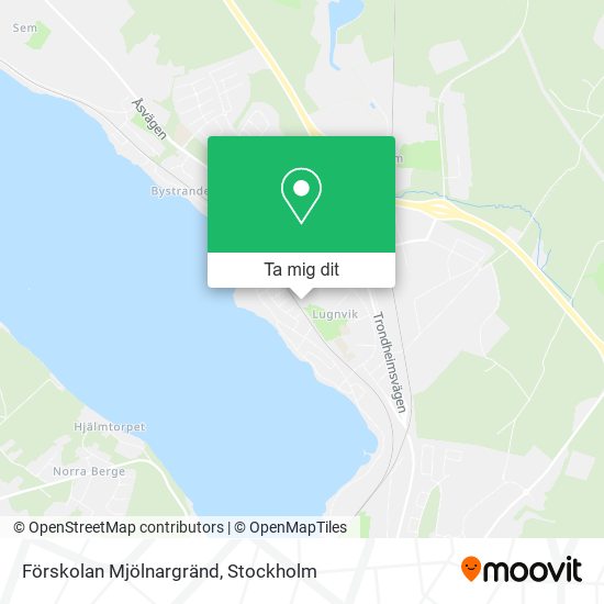 Förskolan Mjölnargränd karta