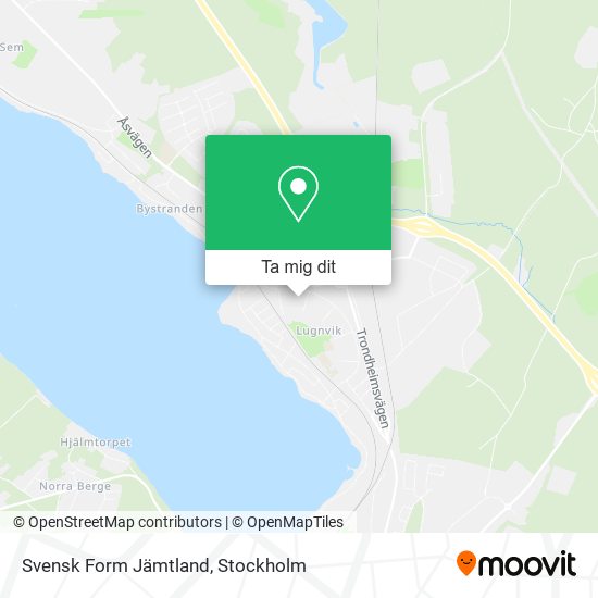 Svensk Form Jämtland karta