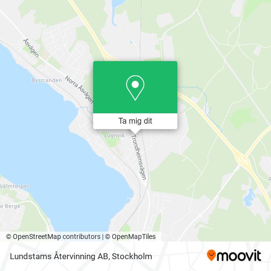 Lundstams Återvinning AB karta