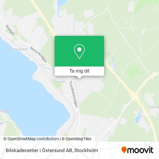 Bilskadecenter i Östersund AB karta