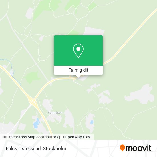 Falck Östersund karta