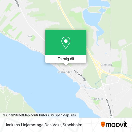 Jankens Linjemotage Och Vakt karta