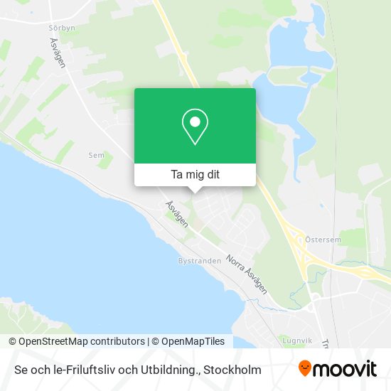 Se och le-Friluftsliv och Utbildning. karta