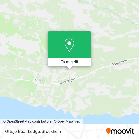 Ottsjö Bear Lodge karta